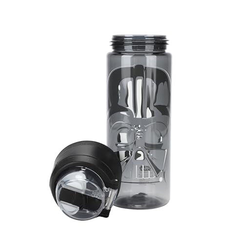 Bioworld Star Wars: Episode IV - A New Hope Darth Vader 24 oz Plastic Water Bottle for School and Adventure - color: Star Wars Darth Vader Black