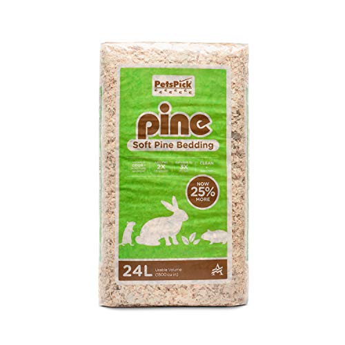 PETSPICK Pine Small Pet Bedding, 24L - size: 24L