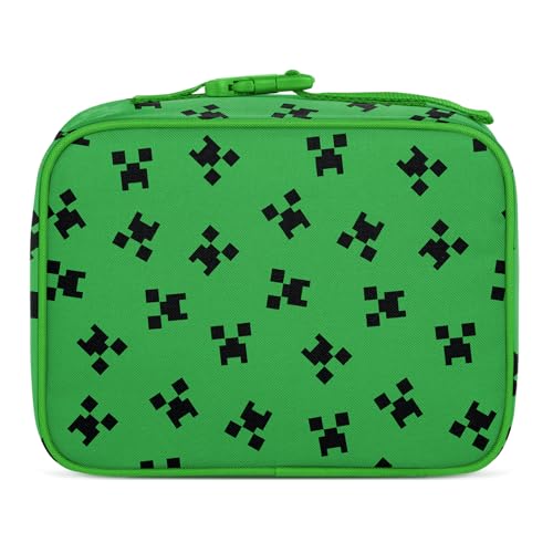 Simple Modern Minecraft Kids Lunch Box & Insulated Lunch Bag for School | Hadley Cute Lunch Box for Girls, Boys, Toddlers | Fits Bento Box, Lunch Containers | Small Lunch Bag | Minecraft Creeper - color: Minecraft: Creeper