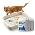 PETKIT Tofu Cat Litter, Clumping Flushable, Urine pH Detection Tofu Litter | 100% Natural Ingredients Plant Cat Litter, Dust-Free,Low Tracking and Odor Control - color: 5.3lbsx6bags
