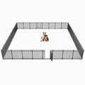 Thickened Outdoor Dog Fence, 32" H, 32 Panels for Yard & Camping | Easy Setup, Flexible Layouts, Thickened Panels, Heavy-Duty, for Medium & Large Dogs and Farm Use, Patented - size: 32" height, style: 32 Panels