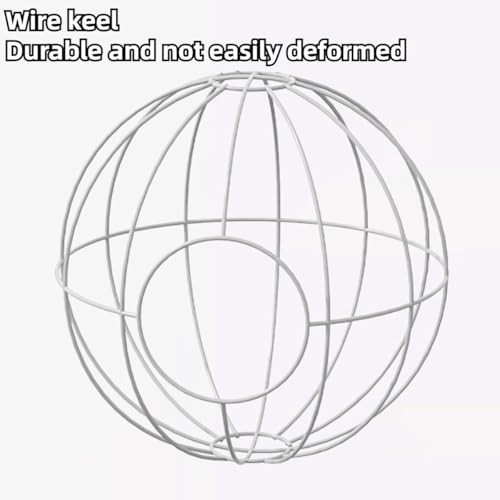 Sugar Glider Woven Spherical Nest for All Seasons Small Animal Bed Nest Hanging Hammock Bed Comfortable Fit Squirrel Sugar Glider Gerbil Rat Hamster Bird Parrot (White) - color: White