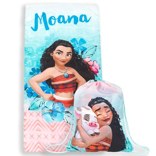 Jay Franco Disney Moana Tropical Slumber Sack - Cozy & Warm Kids Lightweight Slumber Bag/Sleeping Bag (Official Disney Product) - color: Multi - Moana