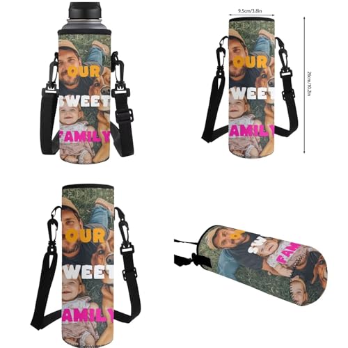Customized Pattern Backpack for Girls Boys Backpack with Lunch Box Water Bottle Bag and Kawaii Pencil Case 1St Grade 4PCS Set Bookbag with Compartment for Large School Bag - color: Customized Pattern