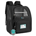 PetAmi Dog Backpack Carrier Airline Approved Cat Pet Puppy Bag, Black - color: Black