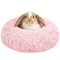 Bunny Bed Large Rabbit Hideout Soft & Comfortable | Small Animal Bedding, Cozy Bed Mat, Warm Hideaway, Cage Accessories for Guinea Pig - color: Pink