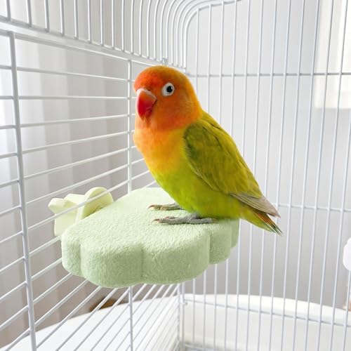 Hamster Platform & Chew Toy, 3 Pack Small Animal Cage Accessories for Chinchilla Toys, Guinea Pig, Rat, Gerbil, Hamster Cage Accessories (Green)