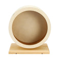 KESYOO Silent Wooden Exercise Wheel Toy for Hamster Hedgehog and Small Pets 12-inch Size for PET Play and Exercise Accessories