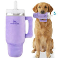 Nestpark Tumbler Cup Funny Dog Toy - Parody Plush Squeaky Crinkle Dog Toy (Orchid Purple) - color: Orchid Purple