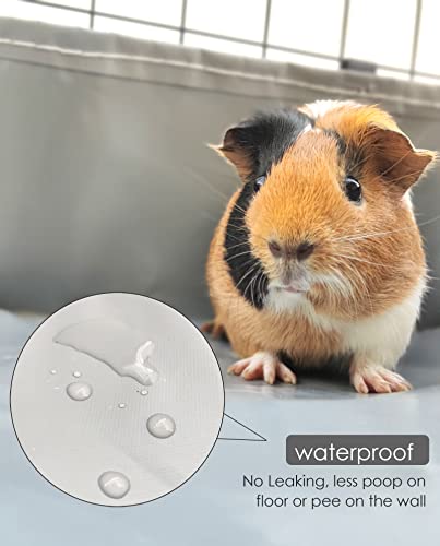 Guinea Pig Cage Bottom for C & C Grids Habitat, Waterproof and Washable Liner Base for Rabbits,Chinchillas,Ferrets and Other Small Animals Pet (Bottom Only 27" x 42")