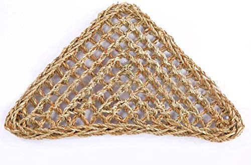 SunGrow Leopard Gecko, Hermit Crab, Reptile Hammock, 7.8 x 7.8 x 11 Inches, Handwoven, Includes 3 Suction Cups (1 Pieces (22 x 7 in))
