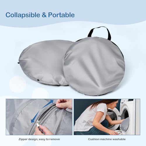 Cat Tunnel Bed with 2Pcs Interactive Toys, 3-in-1 DIY Collapsible Plush Cat Tube with Washable Mat, Large Indoor Play Tunnel Cave for Kittens and Small Animals - color: Cool Gray
