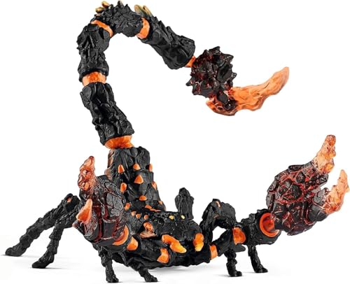 Schleich Eldrador - Lava Scorpion Toy Figurine - Kids Ages 7+ | 70142 | Monster Figurine, Battle Creature Toy for Boys 7+, Fantasy Beast, Action Figure Gifts, Screen-Free Imaginative Pretend Play