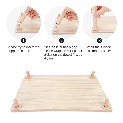 Niteangel Hamster Play Wooden Platform: Rectangle - 10.2" L x 7" W - 5.9" H | Can Maximizes Cage Space & Enriches Pet environment for Dwarf Syrian Hamsters Gerbils Mice Degus or Other Small Pets - color: Burlywood, size: Rectangle - 10.2'' L x 7'' W - 5.9