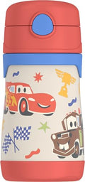 Thermos Baby 10 oz. Stainless Steel Bottle with pop-up straw, Cars - color: Cars, size: 10 Ounces
