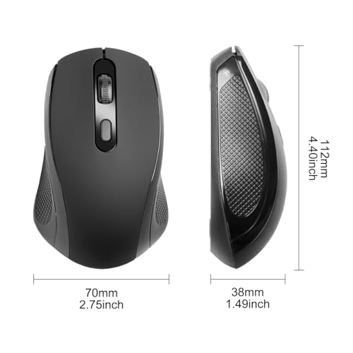 2.4G USB Wireless Mouse, Ergonomic Design, Stable Connection Process, Low Latency, Plug-and-Play, Portable Wireless Gaming Mouse, Suitable for laptops and desktops - color: Silver
