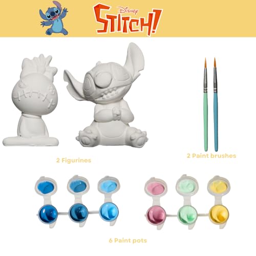 Innovative Designs Disney Stitch DIY Paint Your Own Figurines Arts and Crafts Set for Boys and Girls - style: Stitch