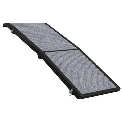 Dog Ramp for Car, Folding Car Ramps for Small to Large Size Dogs, Portable Pets Ramp with Non-Slip Rug Surface, 51" Long & 19.7" Wide HDPE Dog Steps for Car, SUV, Truck