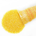 Crushed Glass Glitter, Broken Stones Shattered Glass Chips for Resin Art Crafts, Epoxy Resin Supplies, Geod Painting, DIY Art Projects, Jewelry Making, 2-4mm, 200g/7oz (Gold Yellow) - color: Gold Yellow