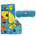 Pokémon Anime 24" X 45" Soft Toddler Nap Mat with Pillow and Blanket Perfect for Preschool, Daycare, and Travel (Official Licensed Product) by Franco - color: Pokemon