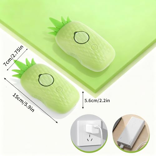 Cat Steam Brush for Shedding, 4 in 1 Rechargeable Steam Brush for Cats and Dogs, Anti-Static, Massage, Cleaning, Shedding & Combing All in One! (Green) - color: Green