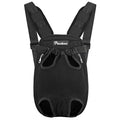 Pawaboo Pet Front Carrier Backpack for Small Medium Dogs | Legs Out Easy-fit,Adjustable Straps,Hands-Free,Soft Padded Support for Travel Hiking Cycling Camping,2.5-5Lbs,Black,S - color: A-Black, style: Small (Pack of 1)