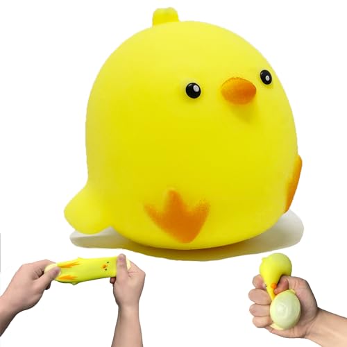 Chicken Stress Balls Squishy Toys for Kids Party Favors, Dough Ball, Squeeze Toys for Adults, Funny Cute Farm Animals Stress Ball Sensory Toys for Autism - style: Chicken