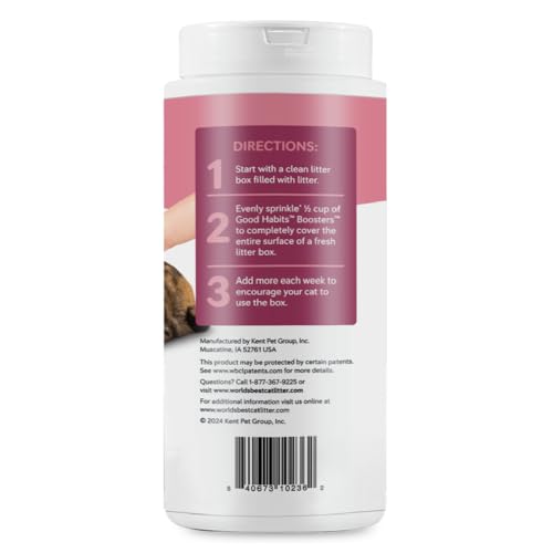 World's Best Cat Litter Boosters Good Habits, 18 oz Canister, Pack of 2 - size: 18 OZ (Pack of 2)