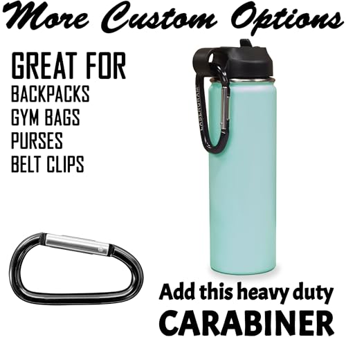 LaserGram Personalized 20oz Water Bottle, Rabbit (Teal) | Engraved Gift, Vacuum Insulated Stainless Steel, Flip-Top Straw Lid, Laser Engraved With Your Name - color: Teal, size: 20 Ounces