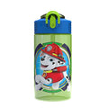 Zak Designs Paw Patrol 16oz Leak-Proof Straw Kids Water Bottle, Plastic - color: Paw Patrol, size: 16 Ounces