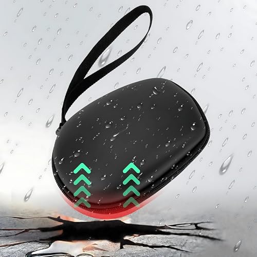 Hard Travel Case Bag for MX Master 3, MX Master 2S, and Wireless Mouse - Waterproof & Shockproof EVA Case with Hand Strap, 360° Zipper - Perfect for Travel Mouse (Pale Grey)