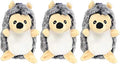 PetSport 3 Pack of Tiny Tots Little Hedgie Plush Dog Toys with Squeakers, 4.7 Inch - color: Hedgehog, size: 4 Inch (Pack of 3)