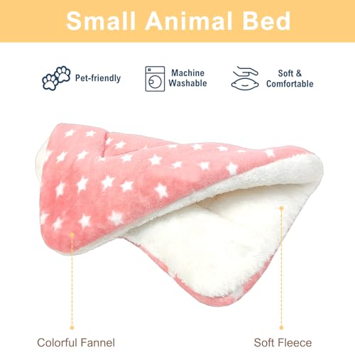 10PCS Guinea Pig Bed, Soft Rabbit Bedding, Fleece Bunny Mat | Warm Plush Cage Liner, Sleeping Blanket for Hamster Ferret Squirrel Hedgehog Rat - color: 06 - (10 Pcs)