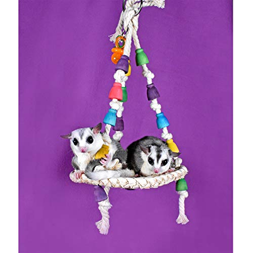 Jungle Canopy Toy Bundle - Colorful Interactive Climbing Forage Cage Accessory Toy Set - for Sugar Gliders, Rats, Ferrets, Hamsters, Squirrels, Parrots, Birds, Marmosets, Degus, Monkeys & Small Pets