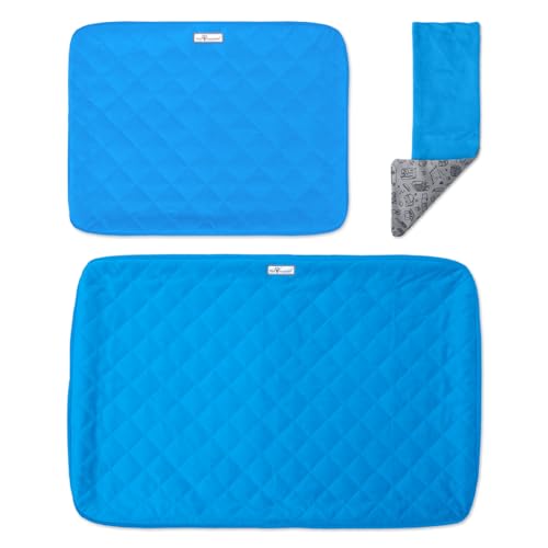 Paw Inspired Fitted Fleece Liner Set for Critter Nation 1-Story Cage, Blue | Single Unit Combo Pack for Ferret Nation/Critter Nation Cage, For Ferrets, Rats, Chinchillas, Hedgehogs, Small Animals, Pets - color: Blue, size: Single Unit Combo