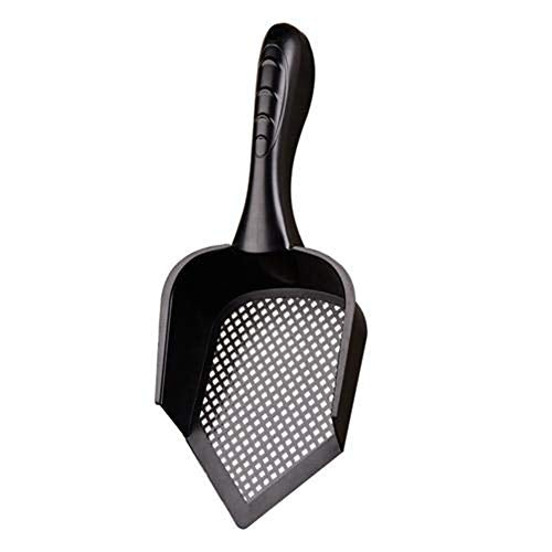 Cat Scooper Fine Sand Sifter Kitty Litter Scoop Sifter Kitty Litter Shovel Pointed End Cat Litter Scoop Pet Reptile Terrarium Bedding Litter Cleaner Corner Scoop Pet Poop Net Shovel Kit - color: Hole: 3.0mm