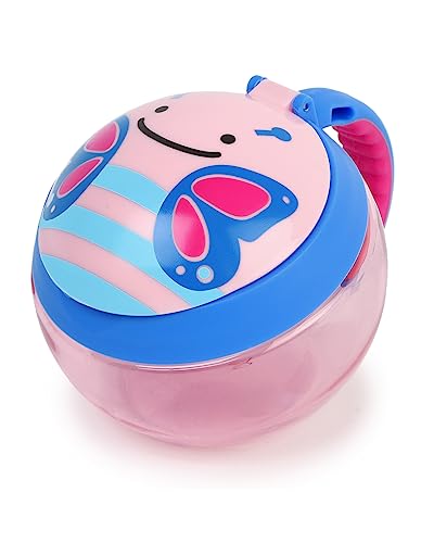 Skip Hop Baby Snack Container, Mealtime Snack Cup, Butterfly - color: Butterfly, size: 1 Count (Pack of 1)