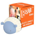Bestie Replacement Head, Detachable Soft Silicone Character Topper, Straw | Fits the 16 oz Insulated Bottle, Easy to Swap & Clean, BPA Free - color: Sheep Replacement Head