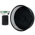 Silent Runner Pro | Sugar Glider Exercise Wheel (Black with Attachment) - color: Black with Attachment