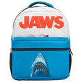 JAWS Movie Poster Backpack, 16 x 12 x 5 Inches, Shark School Bag with Laptop Pocket, 50th Anniversary Edition - color: Jaws