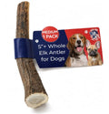 Devil Dog Pet Co Whole Elk Antlers for Dogs, Medium, Aggressive Chewers | Naturally shed Grade A Rocky Mountain elk antler, single ingredient, long lasting, 5 in+, fits breeds up to 50 lb - style: WHOLE - Medium - 1 Pack