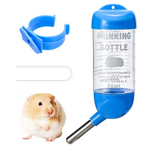 PStarD Moon Small Animals Water Bottle - Bunny, Hamster, Guinea Pig, Rabbit, Chinchilla, Gerbil, Groundhog, Squirrel (2.7 oz) - size: 2.7 oz water bottle
