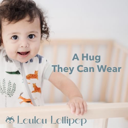 Loulou Lollipop Lightweight Muslin Wearable Baby Blanket Sleeping Bag, Unisex Infant Toddler, 0.5 TOG, 2-Way Zipper Sleepsack - color: Mermaids, size: 6-18 Months