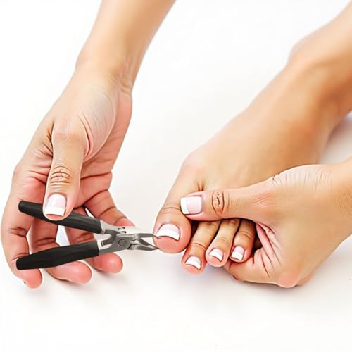 Angled Nail Clippers Black Eagle Beak Oblique Slanted Curved Thick Professional Nail Clippers for Women Adult Men Ingrown - style: Baroque