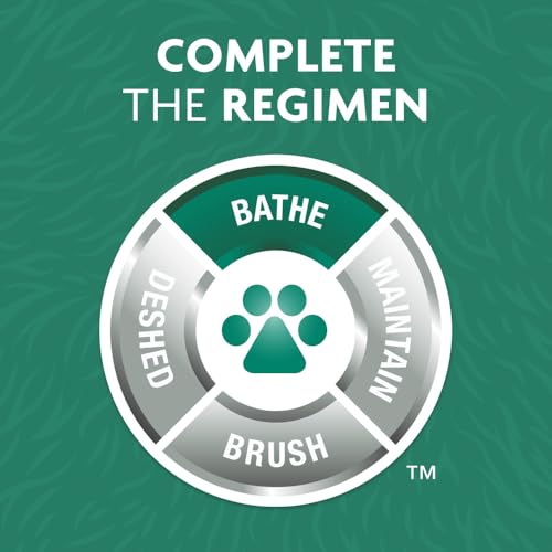 FURminator Ultra Premium deShedding Shampoo for Dogs, 16 oz Pouch | Self-Sealing Spill Resistant Pouch, Reduces Excess Shedding, Helps Remove Wet Dog Smell, No Parabens or Dyes, Fresh Scent - size: 16 oz, style: Pouch Shampoo