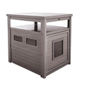 New Age Pet ECOFLEX Jumbo Cat Box Cover and End Table with Litter Box Enclosure and a 10 Year Warranty Hides Unsightly Litter Box made with Moisture & Odor Resistant Composite Material, Grey - color: Grey, size: Jumbo