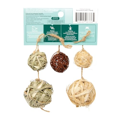 Oxbow Roll Arounds, Rabbit & Guinea Pig Toys, Bunny Enrichment Toys | Oxbow Enriched Life, Rabbit Chew Toys, Guinea Pig Enrichment, Guinea Pig Chew Toys, Rabbit Enrichment, Natural Materials