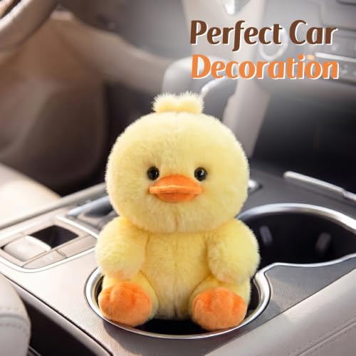 Ditucu Palm-Sized Duck Stuffed Animals Cute Soft Plush Doll Small Plushies Toys Gifts for Kids Yellow 6 inch - style: Duck
