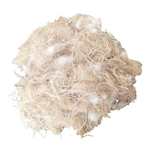 Natural Mixing Nesting Material Pads for Bird Nest,Bird Nest Material,Great for Nest Building and Hideouts,(50G / 1.76OZ) - size: Mixture 1.76 Oz