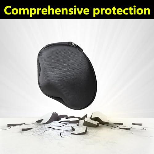 Anleo Hard Travel Case for Nulea M501 Wireless Trackball Mouse (Black+Red) - color: Black+Red